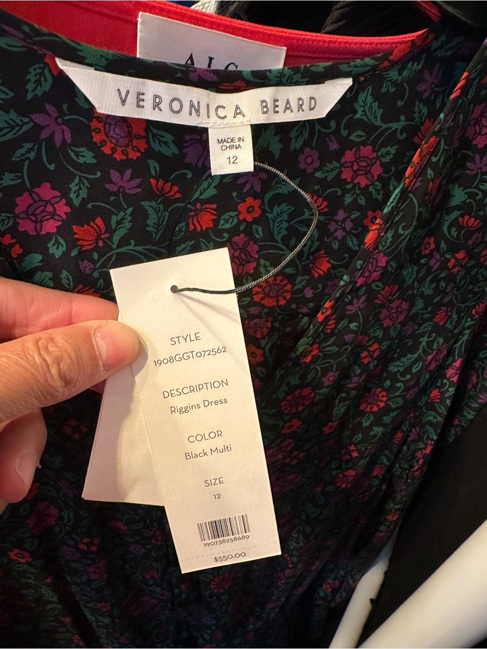 NWT Veronica Beard Floral Reggins Mini Dress Size 12